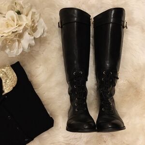 Tory BURCH zip Riding  Boots Size 7.5